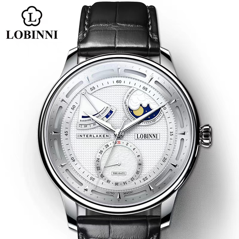 Omega Watch Constellation - Lobinni Maan Fase Seagull Horloge Mechanische