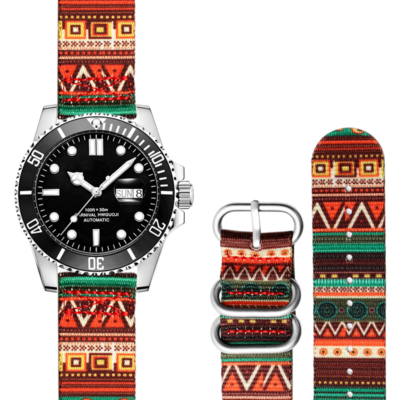 Nato Strap Nylon - Heavy Duty Nylon Horlogeband Strap 18Mm