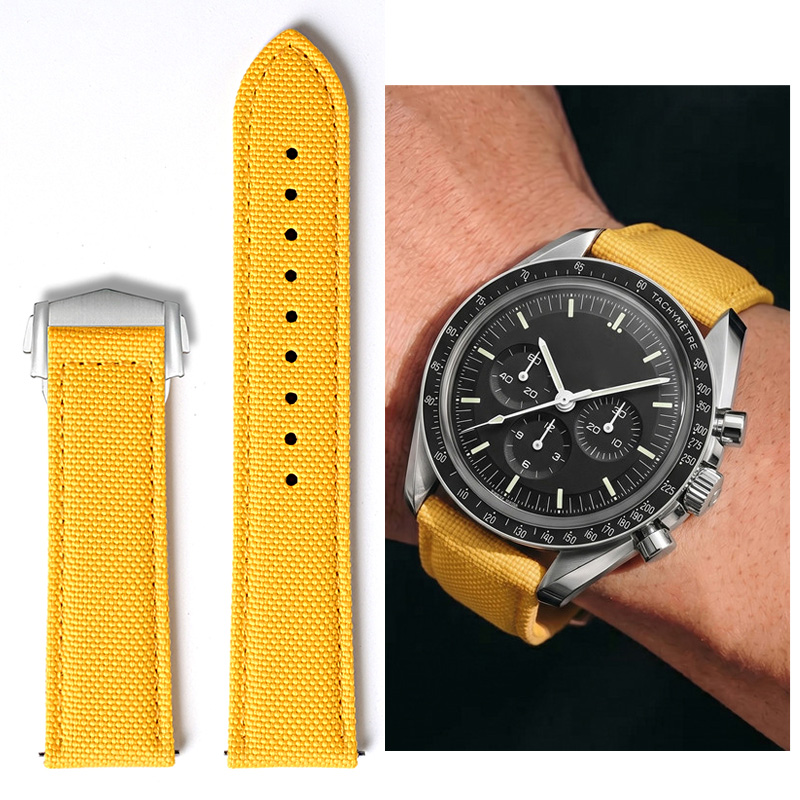 Nato Strap Nylon - 20mm 22mm Waterdichte Zeildoek Horlogeband Dubbelzijdig