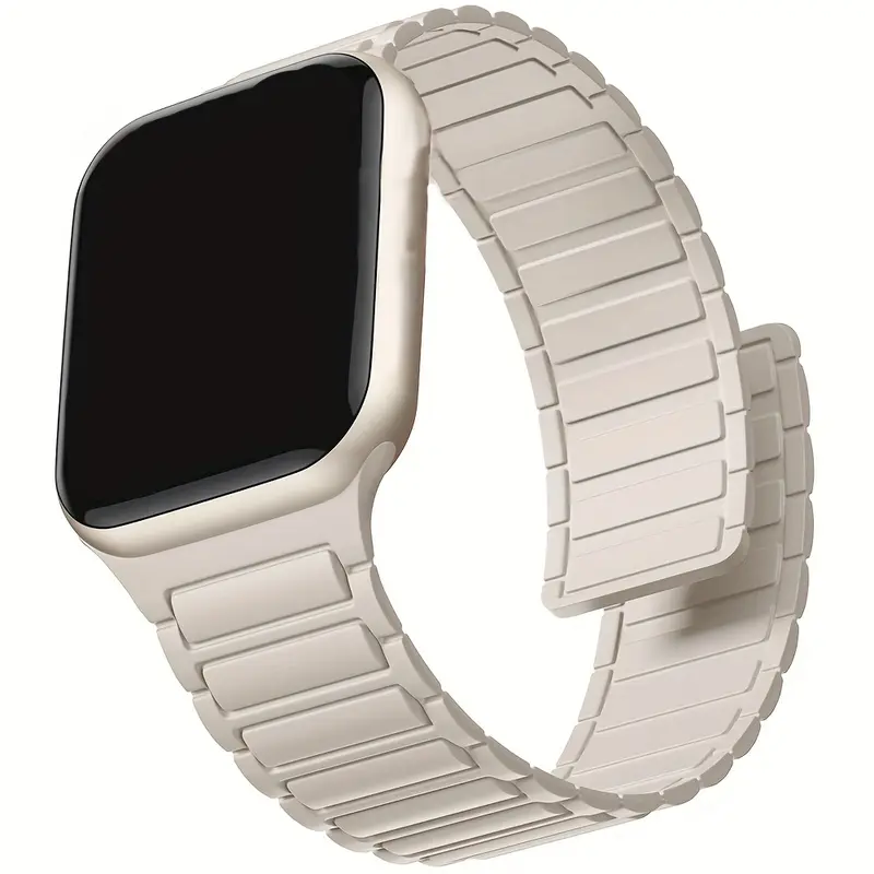 Milanese Loop Magnetic - Magnetische siliconen band voor Apple Watch