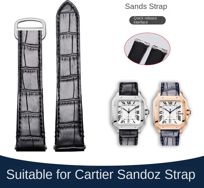 21mm 19mm Koe lederen Horlogeb - Cartier Watch Tank recensie en prijs