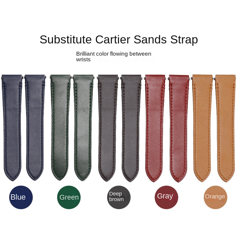21mm 19mm Koe lederen Horlogeb - Cartier Watch Tank recensie en prijs