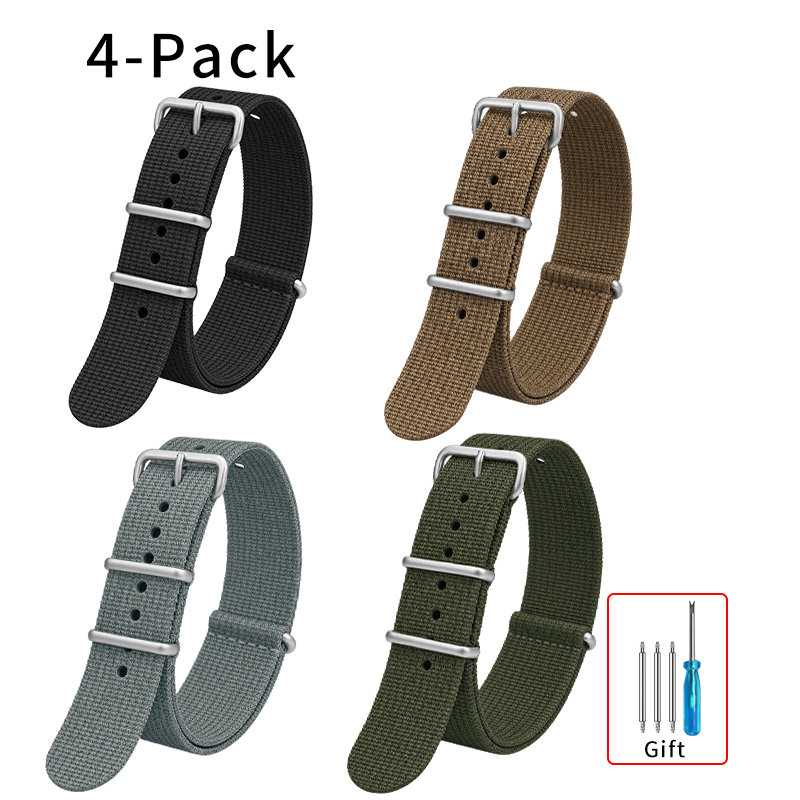 Hoogwaardige, geribbelde NATO- - Nato Strap Nylon recensie en prijs