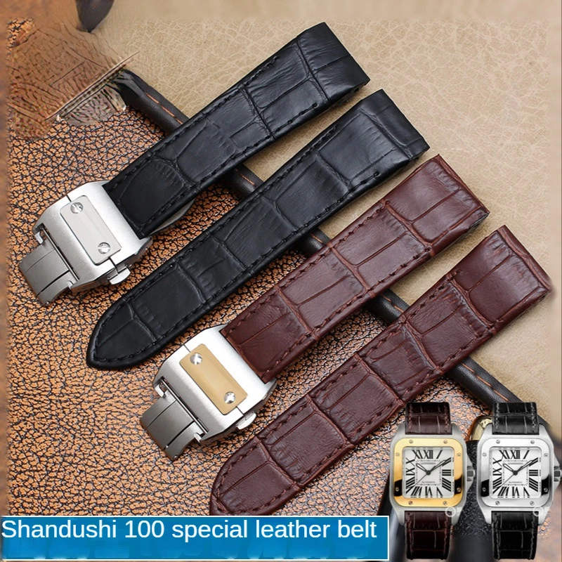 Lederen Horlogeband voor Carti - Cartier Watch Tank recensie en prijs