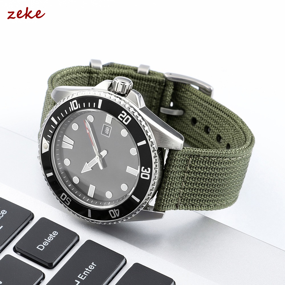 18mm 20mm 22mm Geribbelde Nylo - Nato Strap Nylon recensie en prijs