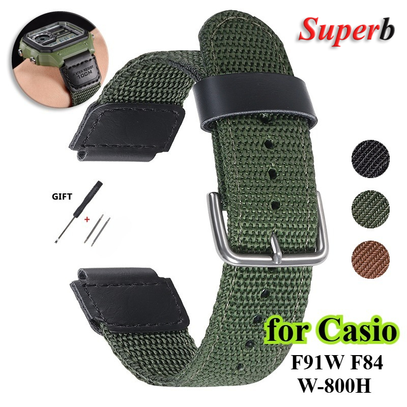 18mm Nylon Horlogeband voor Ca - Nato Strap Nylon recensie en prijs